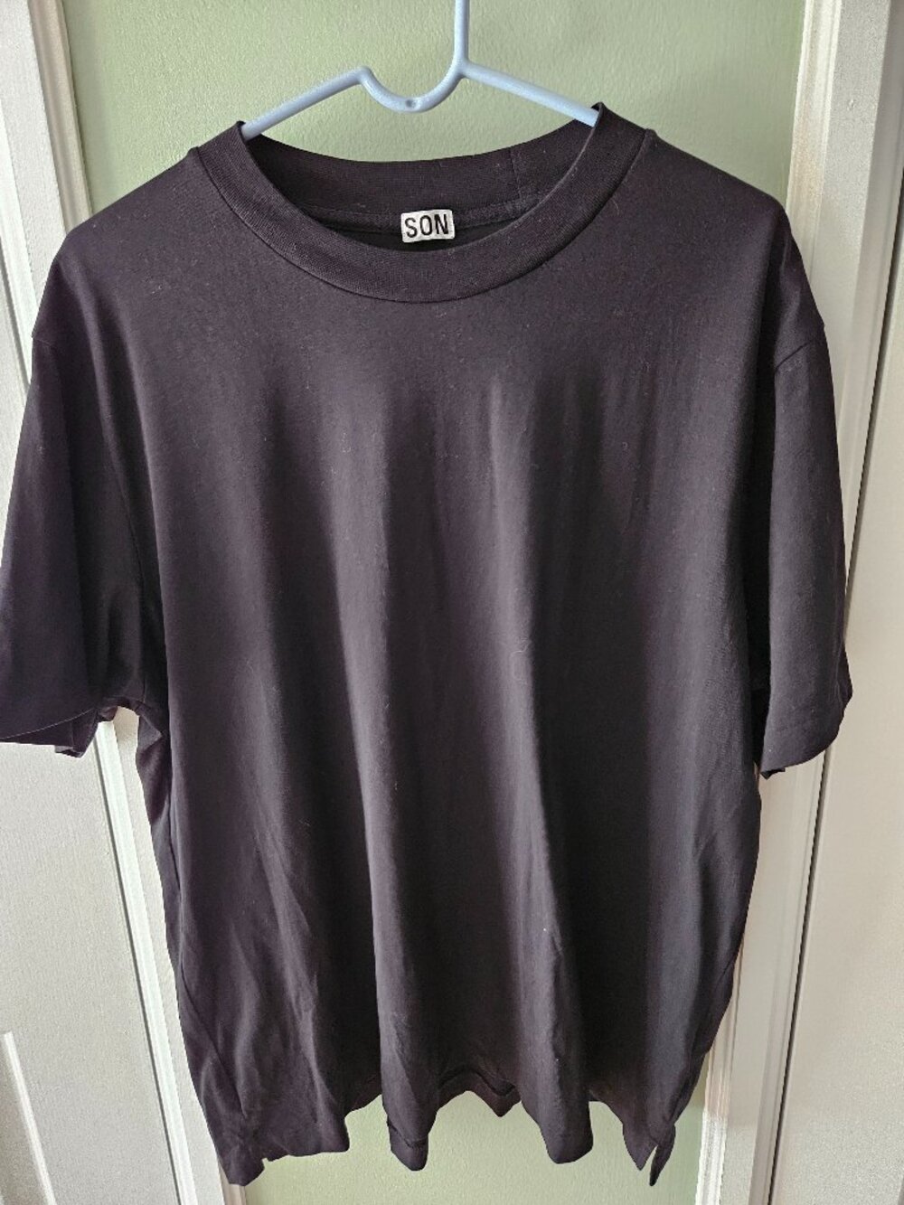 Son of a Tailor Black Short Sleeve Crew Neck T-Shirt Heavyweight Casual XL (est)